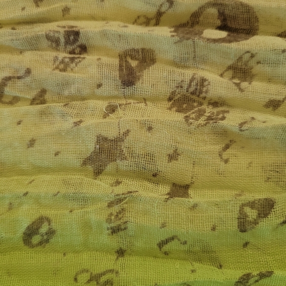 Ombre doodle scarf - Picture 6 of 7